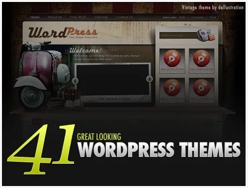 워드프레스 테마 무료다운 300개 리소스 3 1315C80C4A1E328484887B 41 Great Looking Free WordPress Themes