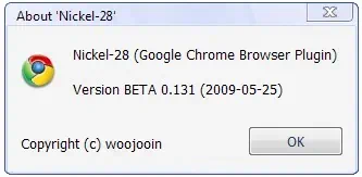 구글 크롬 플러그인 니켈28