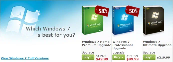윈도우7 판매가격