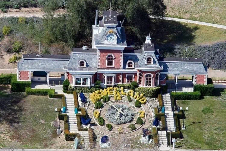 하늘에서 내려다본 마이클잭슨의 네버랜드 4 neverland ranch 12 마이클잭슨의 네버랜드