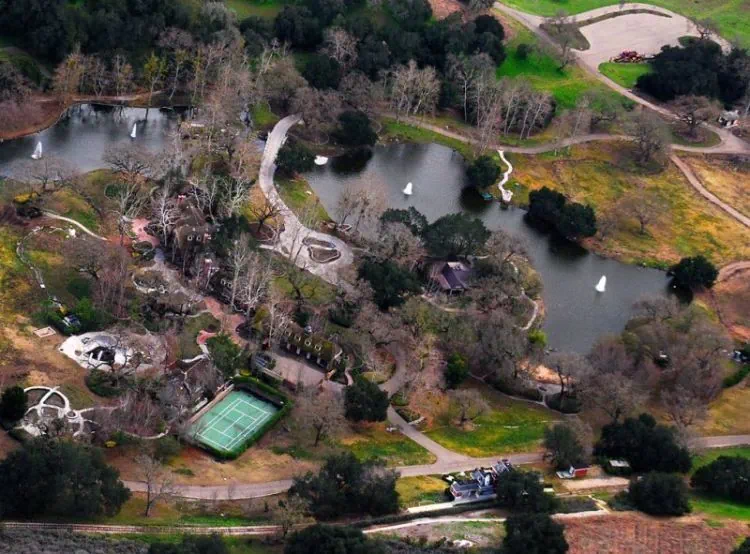 하늘에서 내려다본 마이클잭슨의 네버랜드 16 neverland ranch 38 네버랜드 neverland
