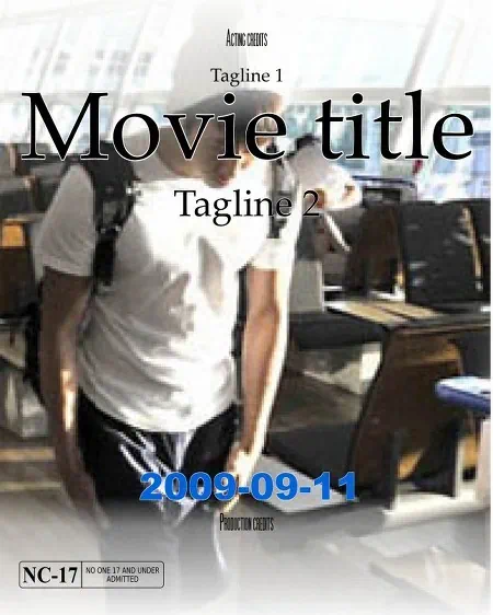 영화 포스터 사진 합성