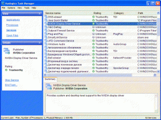 tm services 윈도우7 작업 관리자 Auslogics Task Manager
