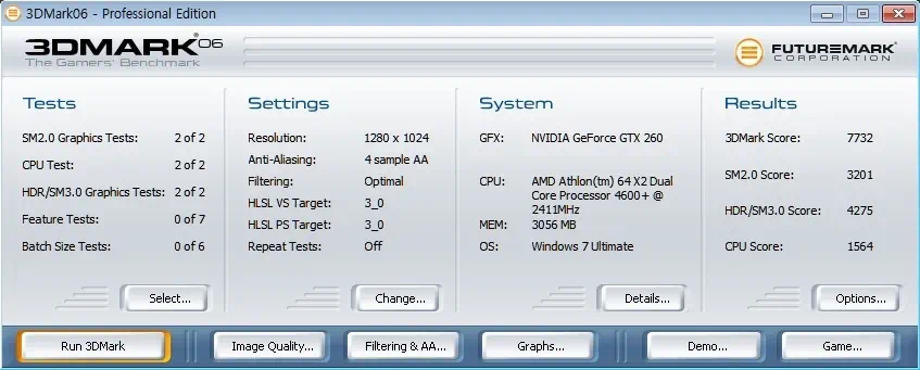 260gt 3dmark 왕의 귀환, 그래픽카드 게인워드 GTX260 896MB GS HDMI