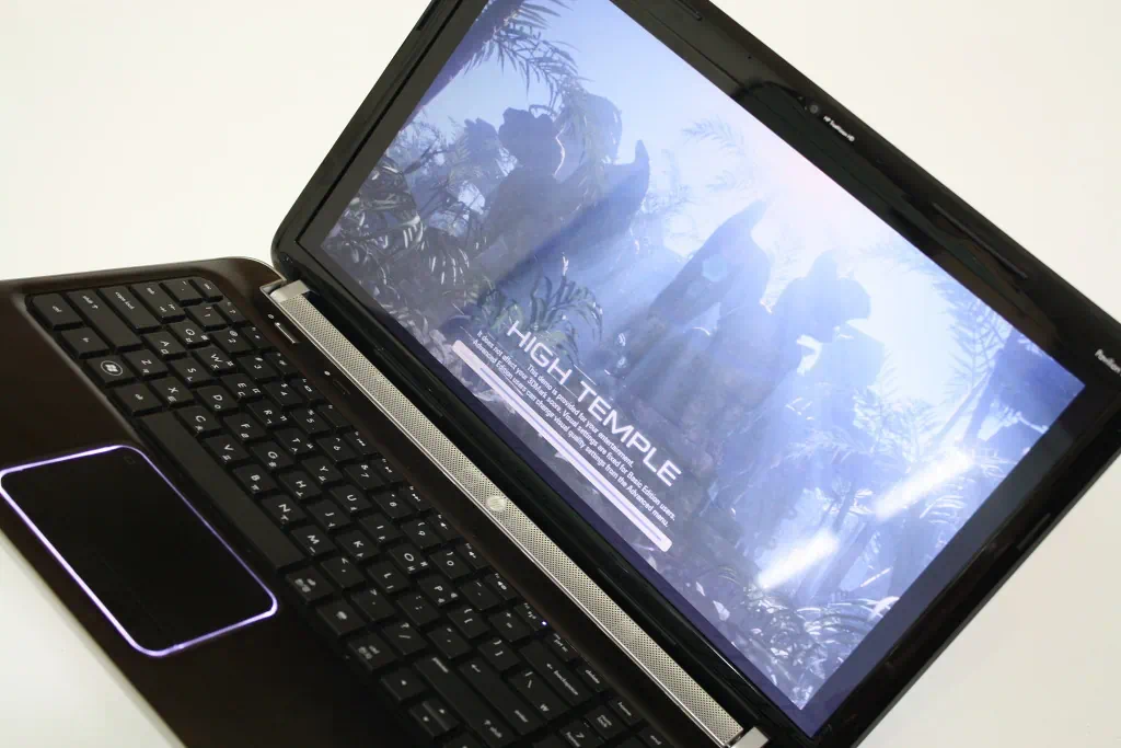 휴대성과 강력한 성능을 겸비한 노트북 HP dv6-6014tx 38 IMG 6949 그래픽 벤치마크 테스트 중인 HP 노트북