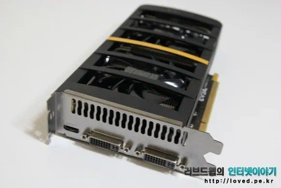EVGA 지포스 GTX560 DS Super-SuperClocked 1GB 백플레이트