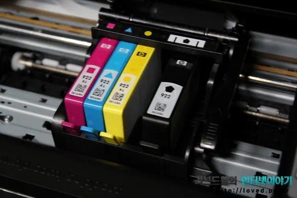 HP 오피스젯 6500A Plus 프린터 칼라 잉크 카트리지