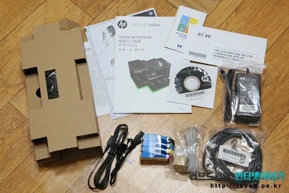 HP 오피스젯 6500A Plus 패키지 구성품