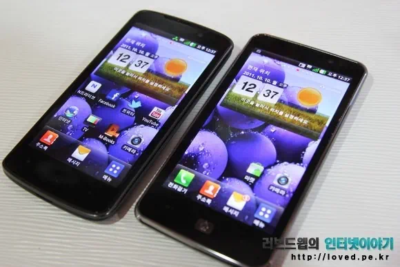 SKT 옵티머스 LTE와 유플러스 옵티머스 LTE