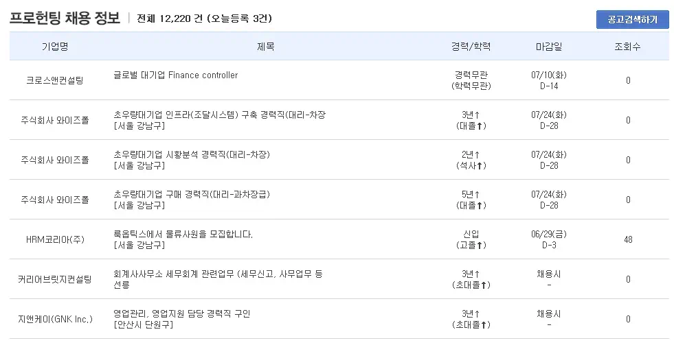 프로페셔널 해드헌팅 서비스 사람인 프로헌팅 6 cfile1.uf@1849BB4B4FE8AEFB145EBA 프로헌팅 채용 정보