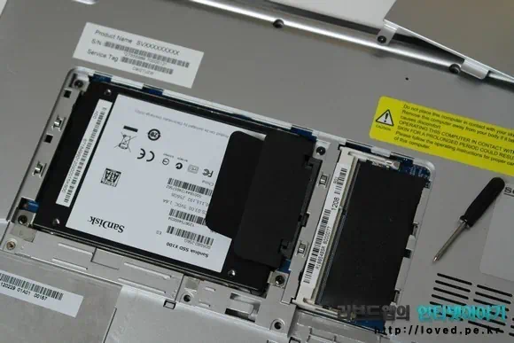 소니 노트북 바이오T SSD 및 메모리