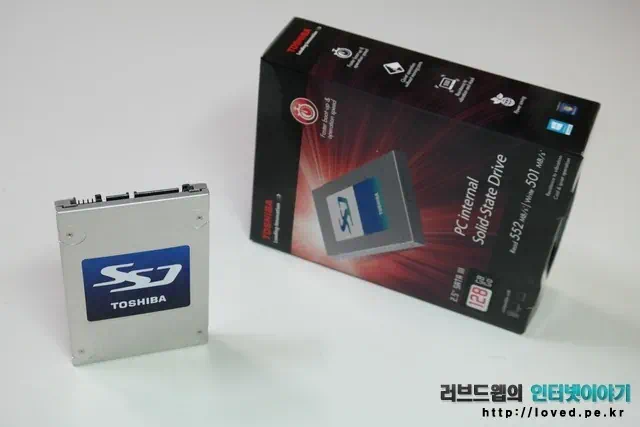 도시바 SSD Q 시리즈 128GB 패키지 박스