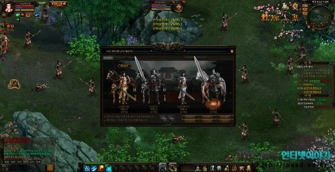 MMORPG 성인용 웹게임 진미인(자동 사냥 웹게임) 무료 게임 18 loved.pe .kr 00068 진미인 게임 화면