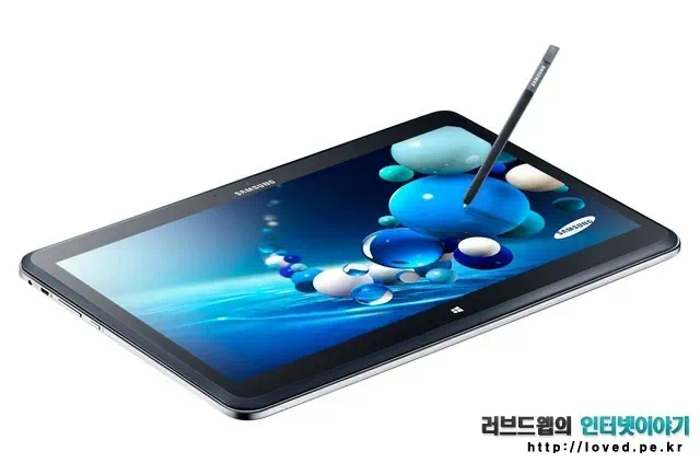 삼성 아티브 Q 태블릿 모드