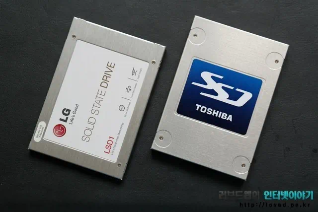 LG SSD LSD1 128GB와 도시바 SSD Q 128G