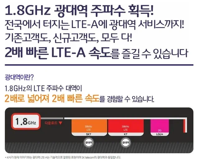 광대역 LTE 주파수