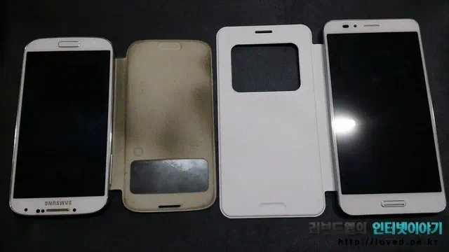 갤럭시S4 S뷰 커버 세척 방법 