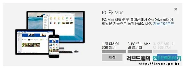 원드라이브 PC와 Mac 동기화