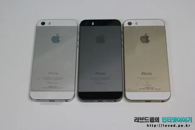 아이폰5S 색상비교 골드 vs 스페이스 그레이 vs 실버
