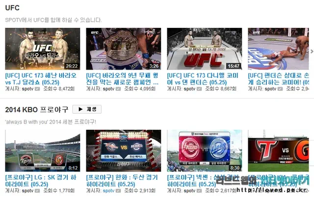 유튜브 실시간 중계