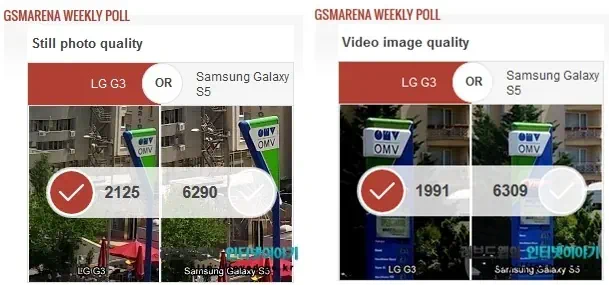 LG G3 vs 갤럭시 S5