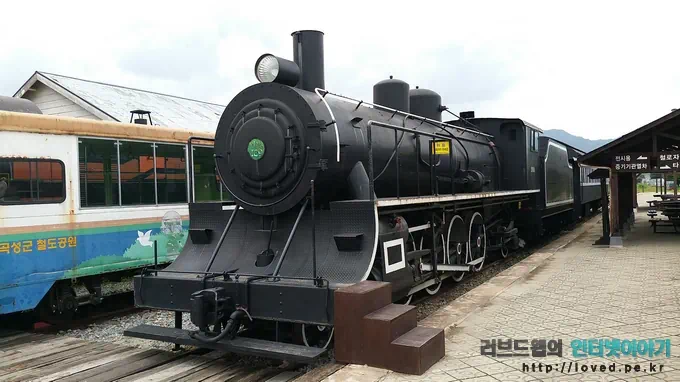 당일치기 여행 코스 곡성 섬진강 기차마을 장미공원 33 cfile9.uf@2429C13853CCA5CA33CED6 증기 기관차