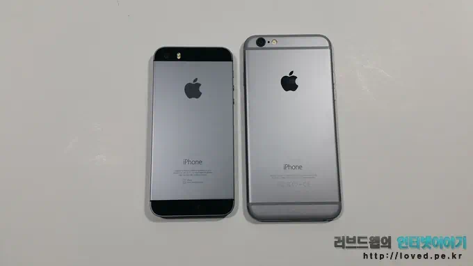iphone6 36 사진으로 보는 아이폰6 개봉기, 심심풀이로 보는 아이폰5S 아이폰6 비교