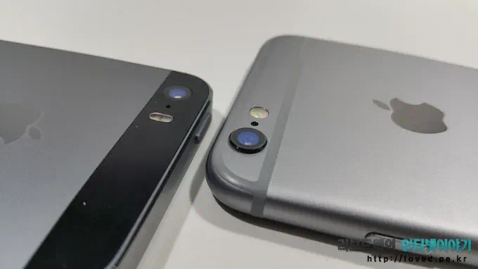 iphone6 38 사진으로 보는 아이폰6 개봉기, 심심풀이로 보는 아이폰5S 아이폰6 비교