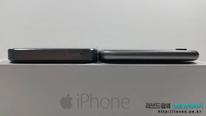 iphone6 43 사진으로 보는 아이폰6 개봉기, 심심풀이로 보는 아이폰5S 아이폰6 비교