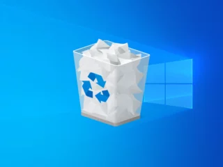 hide desktop recycle bin in windows 10 윈도우10 바탕화면 휴지통 숨기기 및 복구 & 작업 표시줄 아이콘 등록